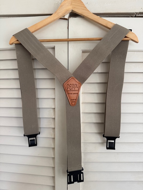 Perry Other - Men's Perry Suspenders EUC USA Made 🇺🇸